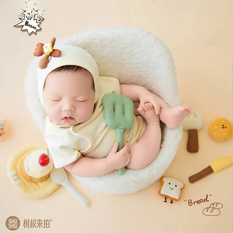 Baby Chef Cake Set - Newborn Photography Props